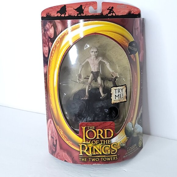 The Lord of the Rings Gollum Action Figure LOTR NIB Toy Biz the Two Towers 2003 - Picture 1 of 6